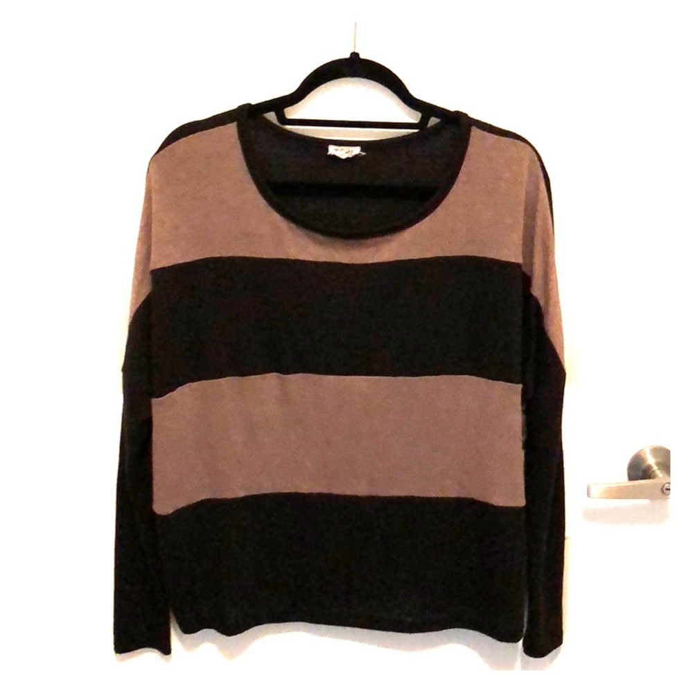 Tobi Two Tone Striped Sweater